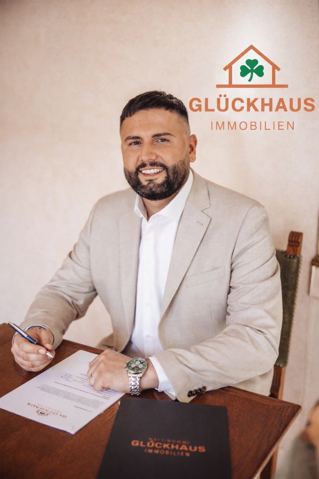 Semih Sanli, Inhaber von Glückhaus Immobilien